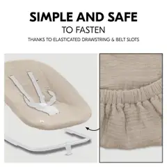 Hauck suojapeite syöttötuoliin Highchair beige - 12