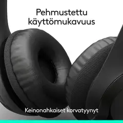Logitech H390 USB-C headset musta - 3