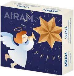 Airam Leena metallitähti 30 cm messinki - 2