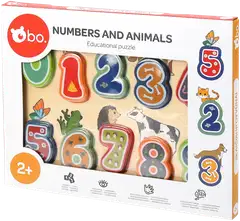 bo. opetuspalapeli Numerot ja eläimet - 2