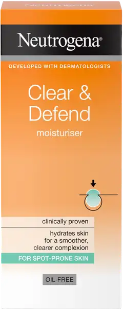 Neutrogena Clear & Defend Moisturiser kosteusvoide 50 ml - 1