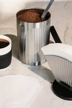 Moccamaster Design kahvipurkki 500 gr ruostumaton teräs - 2