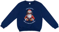 House lasten jouluinen collegepaita 23PH412618 - Navy peony - 1