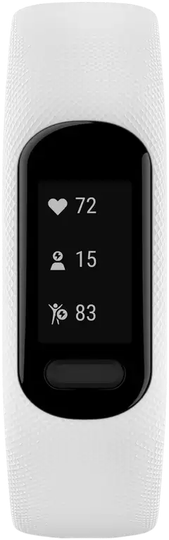 Garmin Vivosmart 5 valkoinen aktiivisuusranneke - 2