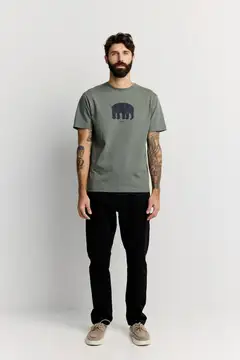 Finlayson miesten t-paita Elefantti - Green - 2