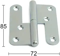 Habo nostosarana 1222 85x72mm oikeanpuoleinen, sinkitty - 1