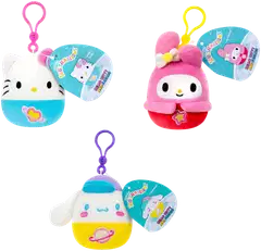 Squishmallows 9 cm Hello Kitty ja ystävät Kawaii Tokyo klipsipehmo - 1