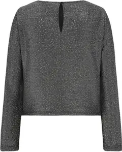 WKLY. naisten juhlava kimallepusero 124129 - Silver - 2