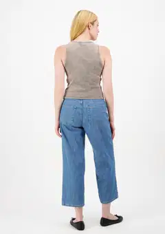 Lee Cooper naisten farkut Lc Mia Ankle 0712 Relaxed Fit - vaalean sininen - 4