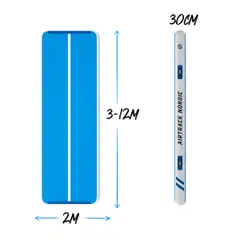 AirTrack Nordic Gym Wide ilmavolttipatja - 8 m - 4