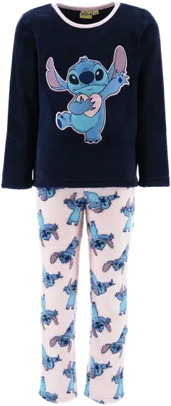 Lilo&Stich Lasten fleece setti - T.sinen + v.pun - 1