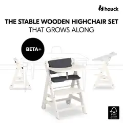 Hauck syöttötuoli Beta+ valkoinen - 20