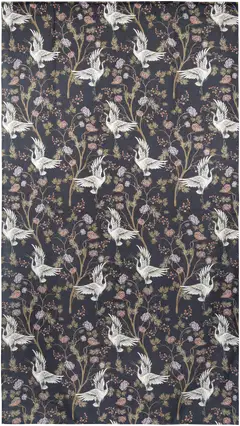 House sivuverho Crains-Flowers 140 x 250 cm musta/v.pun/beige - 2