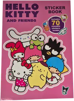 Hello Kitty and Friends värityskirja & Hello Kitty and Friends tarrakirja - 2
