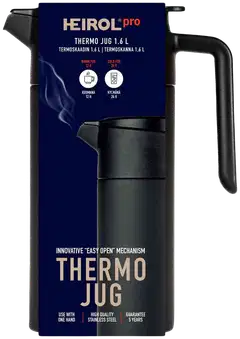 Heirol Termokaadin 1,6 L Easy Open, musta - 2
