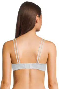 WKLY. naisten olkaimettomat rintaliivit 211W082662 - White melange - 3