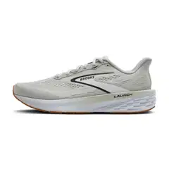 Brooks miesten juoksukengät Launch 12 - Oyster/White/Phantom - 2