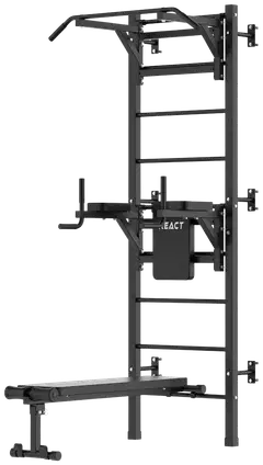 React Puolapuut/kuntotorni Metallinen Musta - 3
