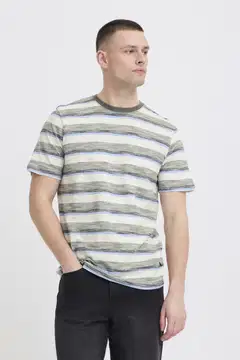 Blend miesten raidallinen t-paita BHKobe - dusty olive - 3
