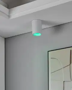 EGLO kattovalaisin Carosso-z GU10 4,9W RGB CCT valkoinen - 7