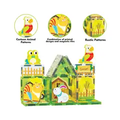 PicassoTiles magneettinen rakennussarja Farmi 26 osaa - 3