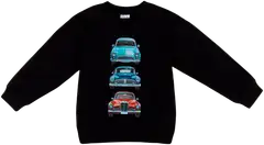 Ciraf lasten collegepusero auto 25PC252818 - BLACK - 1