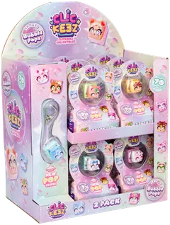 Clickeez napsuteltava fidget-avaimenperä 2 hahmoa, erilaisia - 8