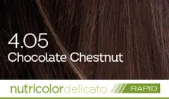 Biokap nutricolor delicato rapid 4.05 chocolate chestnut - 3