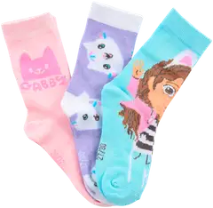 Gabbys Dollhouse lasten laadukas sukka 3 paria - Pack 2 - 3