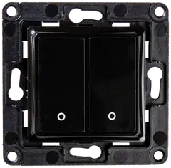 Shelly Seinäkytkin 2 - musta - 1