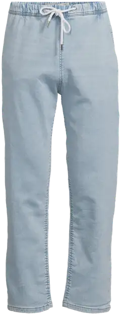 WKLY. miesten denim-joggerit 202W042604 - Indigo denim washed - 2