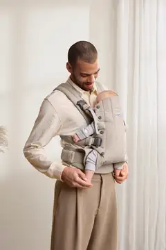 BabyBjörn vauvan kantoreppu harmony - kudottu, vaalea beige - 4