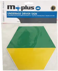 M+ alaikäisen kuljettajan merkki - 1