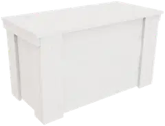 Piha-arkku, valkoinen, 40x45x80cm - 1
