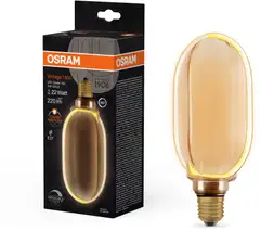 OSRAM LED-sisustuslamppu Vintage 1906 Globe 100mm 4W 220lm 1800K E27 O-filamentti kulta lasi - 3