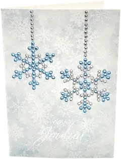 J.K. Primeco timanttimaalauskortti Lumihiutaleet 5kpl - 3