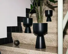 Iittala ruukku Nappula 190x125 mm matta musta - 3