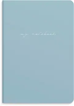 Notebook blue & flower 2 pack - 4