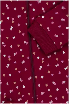 Ciraf vauvojen collegehaalari Sydän 250B262933 - Red Plum - 3