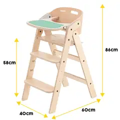 Pilvi kokoontaittuva syöttötuoli /lasten tuoli - 10