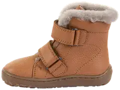 Froddo lasten lampaanvillavuorellinen talvipaljasjalkakenkä Furry Boot - COGNAC - 3