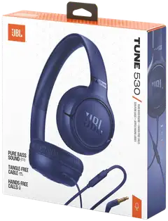 JBL langalliset sankakuulokkeet 3,5mm liitännällä Tune 530 sininen - 9