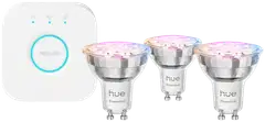 Philips Hue Essential aloituspakkaus WCA GU10 3W E27 2200-6500K 345LM 3 kappaletta - 1