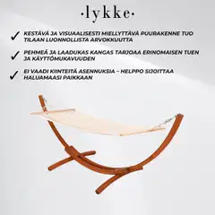 Lykke riippumatto telineellä premium - 3