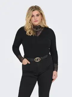 ONLY CARMAKOMA naisten paita Cartilde - BLACK - 3