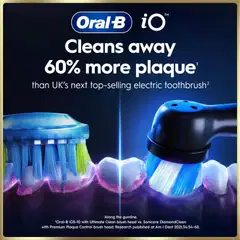 Oral-B iO9 -sähköhammasharja, Giftset, Musta, 4 vaihtoharjaa, Lataava matkakotelo - 5