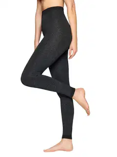Vogue naisten Thermo leggingsit - Dark grey mel. - 2