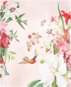 House naisten T-paita 213H261401 - rosa front print - 3