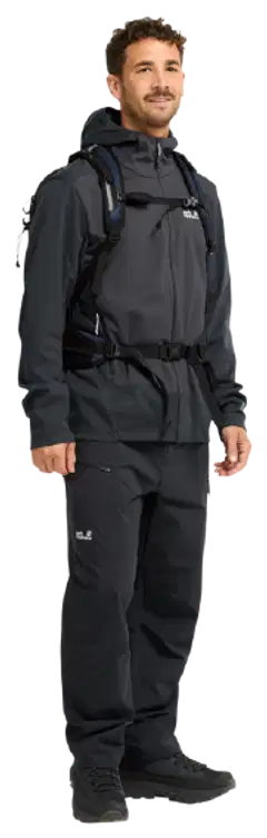 Jack Wolfskin miesten kuoritakki Skyvail - phantom - 5