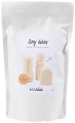 Soijavaha, Pöytäkynttilöille, kerma, 500g/ 1 pkt - 1